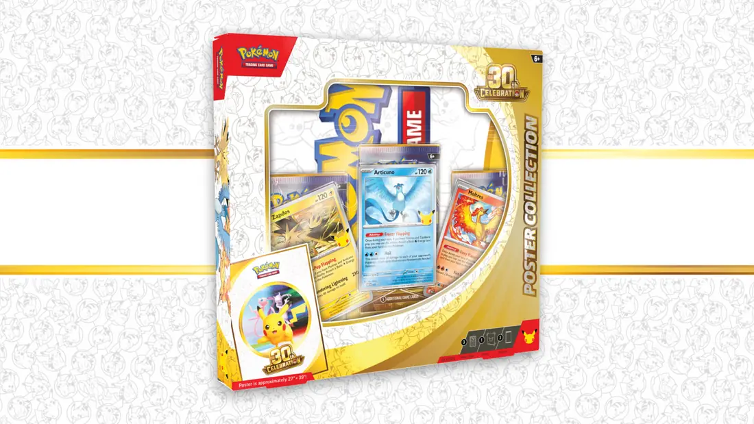 Pokémon TCG 30th Celebration Poster Collection box