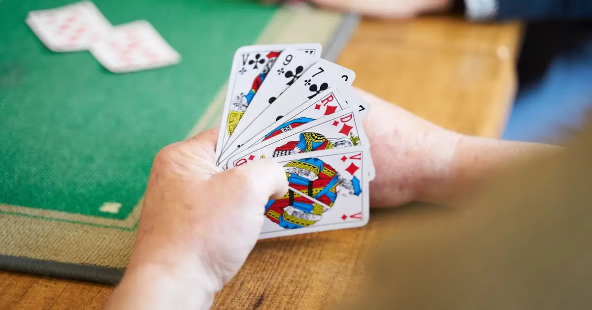 Trading cards laid out on a table for comparison