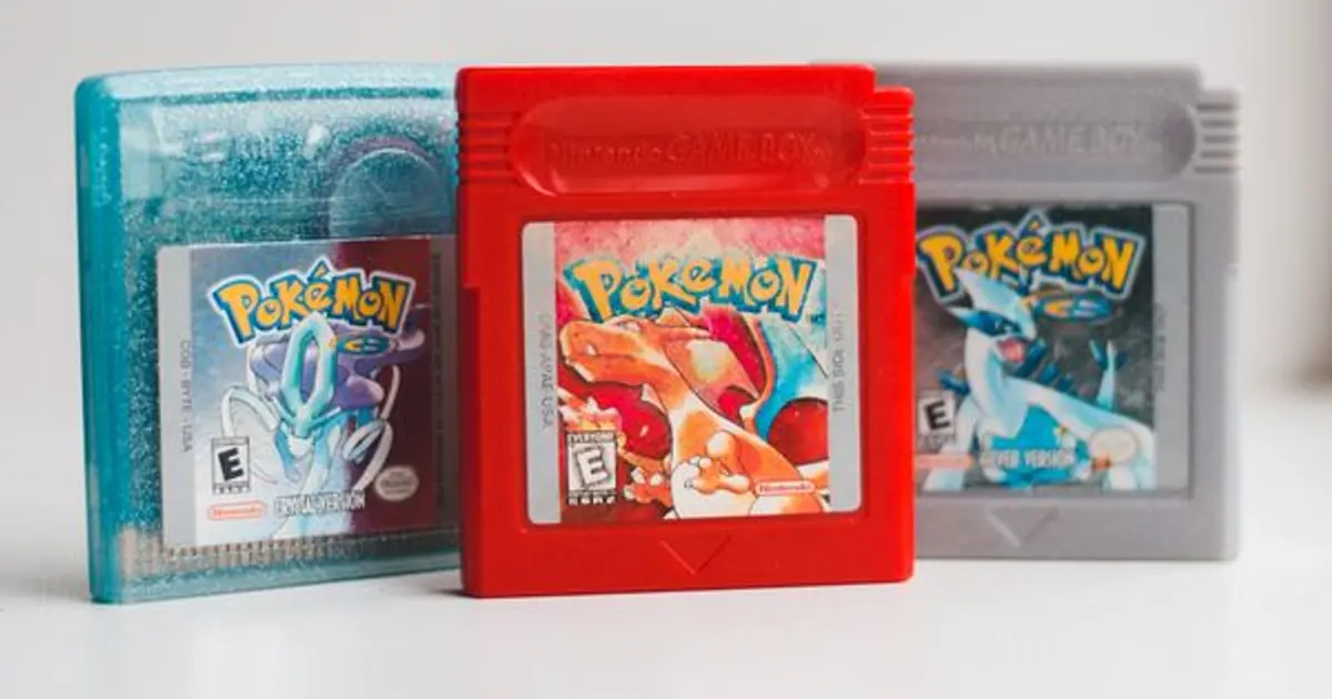 Close-up of vintage Pokémon card showing the original art style and texture