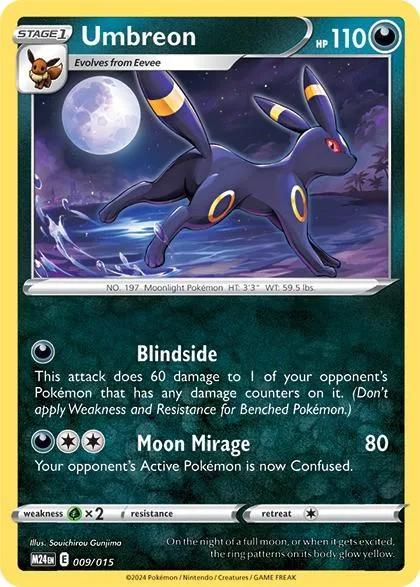 Umbreon card from the McDonald's Dragon Discovery set
